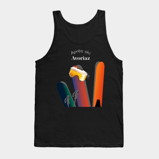 Apres ski Avoriaz Tank Top by leewarddesign